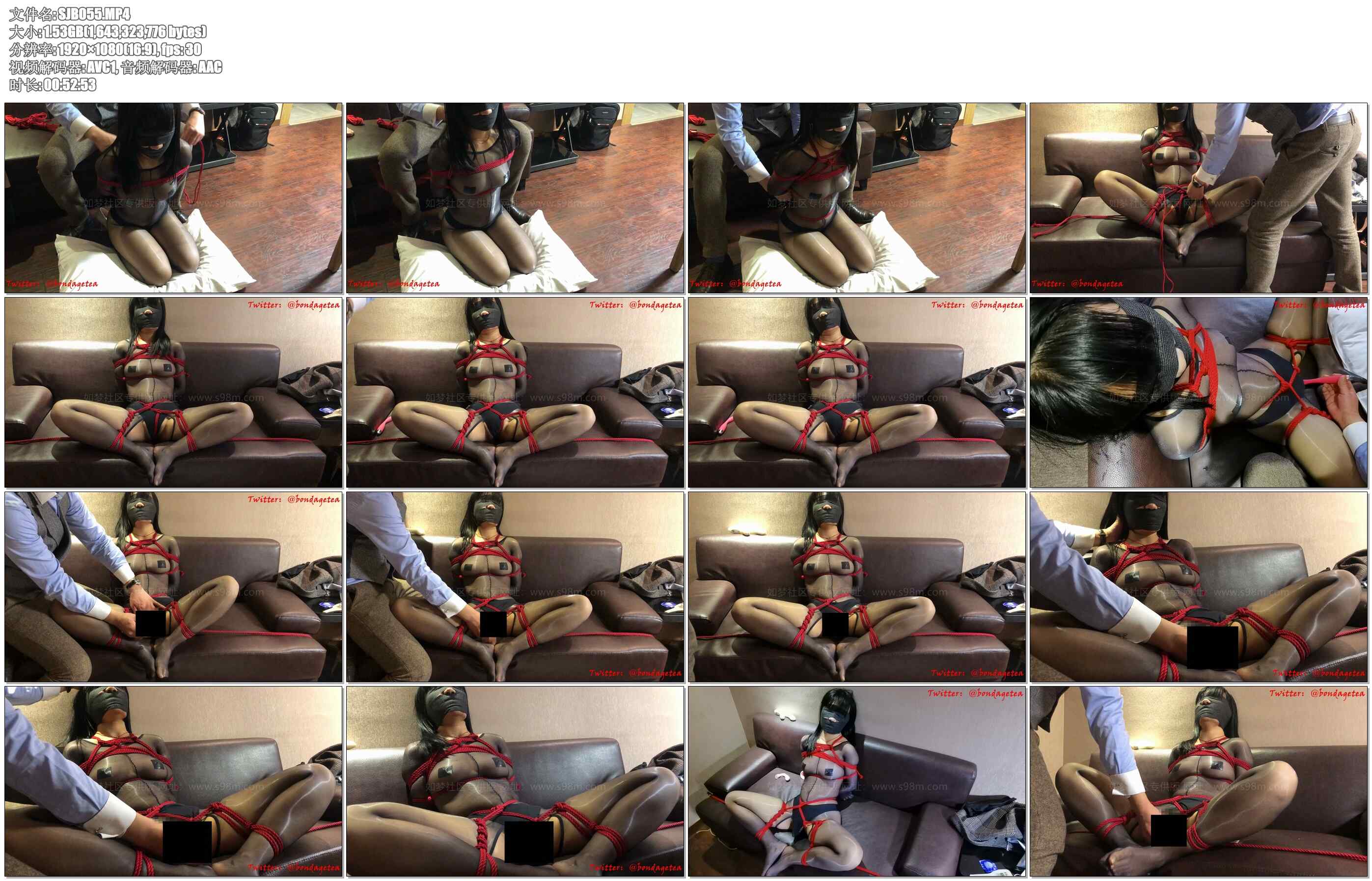 【绳精病】上班2 闷骚小姐姐性感黑丝被红绳紧缚强制开腿固定等待领导的行政处罚小姐姐…