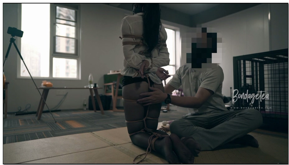 【绳精病】黑丝OL好奇新设备效果亲身测试不料把新垫子弄的一团糟