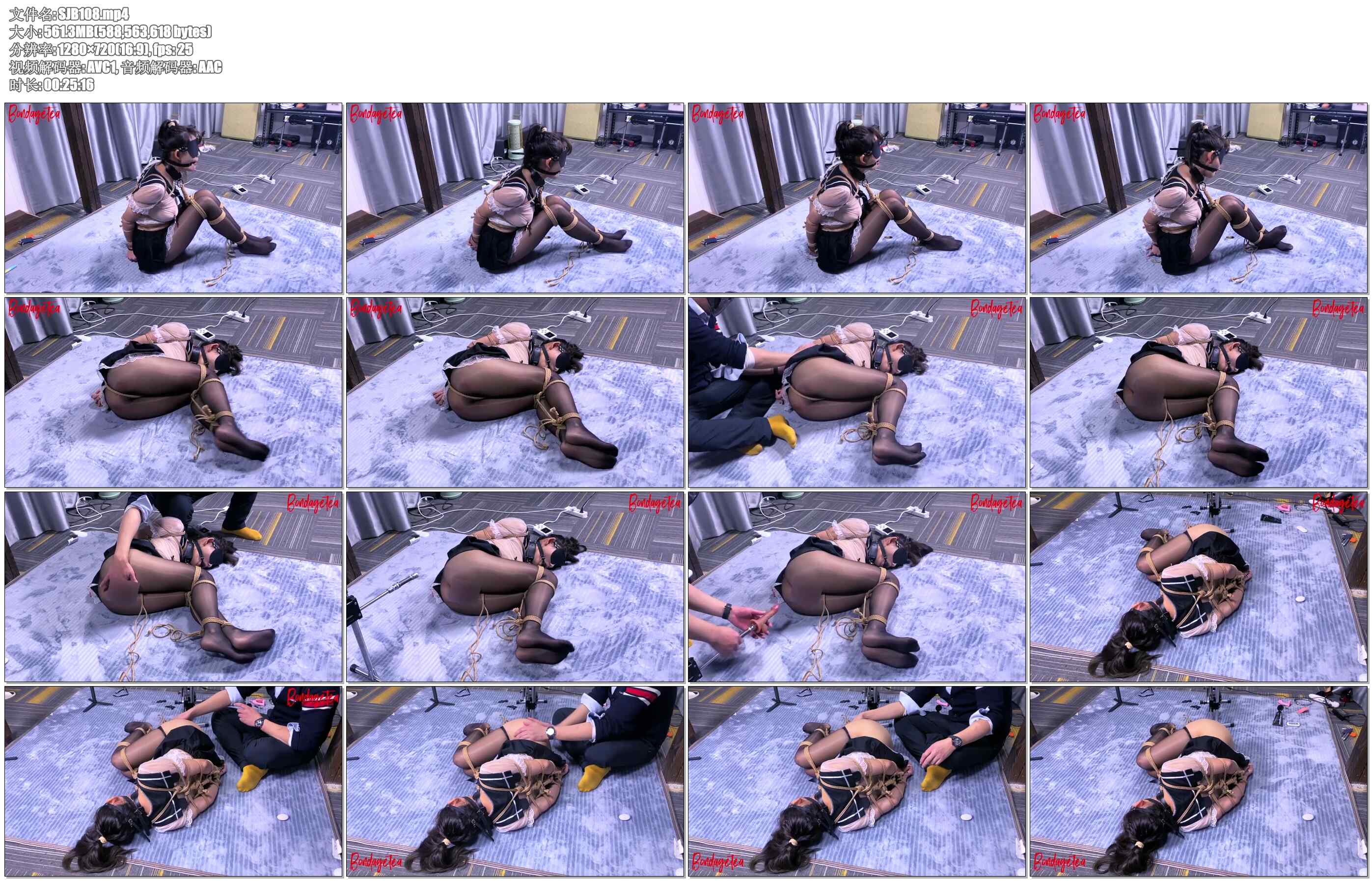 【绳精病】女学生不听话被变太老湿拉至神秘房间紧缚惩罚训练学会变乖