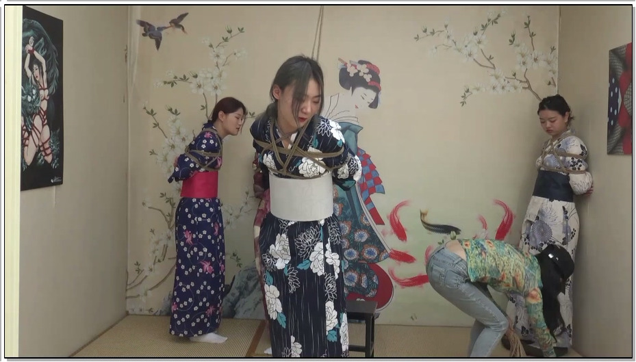 【胜景影视】紧缚和服四金花