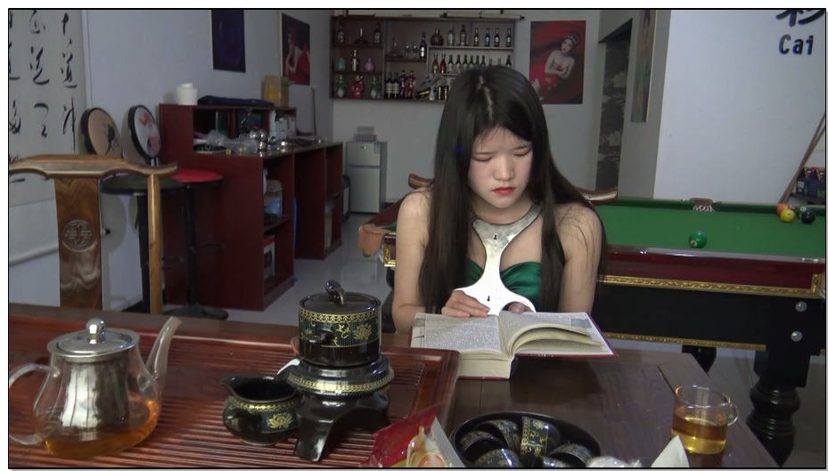 【胜景山庄】圈养中的女M之颈手枷镣铐