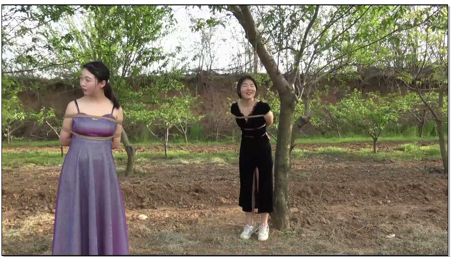 【胜景影视】捆绑带着三女M野游