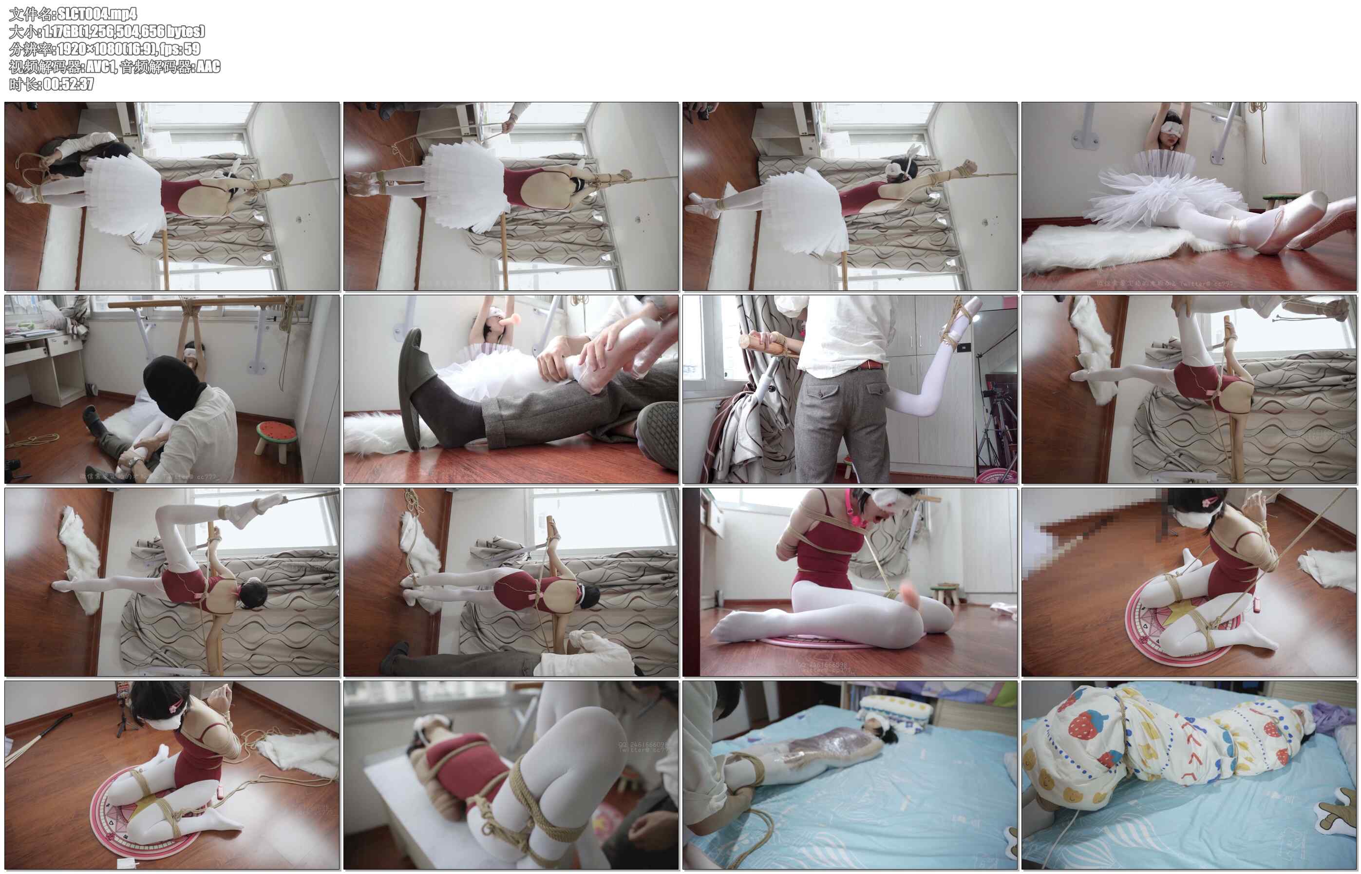 【森萝财团】安妮的芭蕾梦 白丝舞蹈袜足尖鞋进阶基本功口活训练强制开腿吊缚立足尖后…