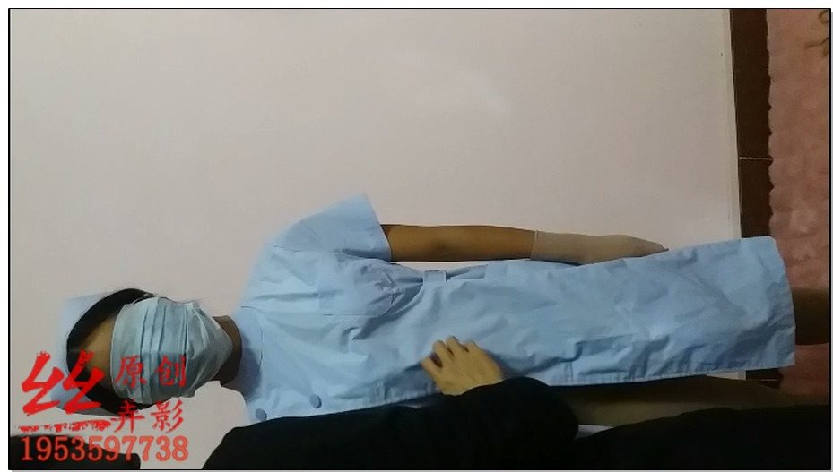 【丝弄影】南丁格尔肉丝护士装双重绳艺、龟甲、股绳、重装呼吸面罩乳胶呼吸袋