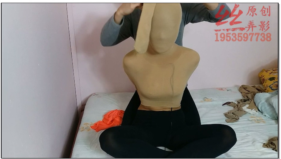 【丝弄影】丝袜全包挣扎乳贴電流刺激!!!