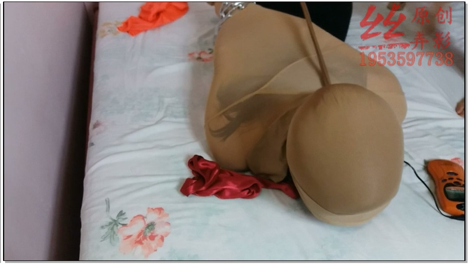 【丝弄影】丝袜全包挣扎乳贴電流刺激!!!