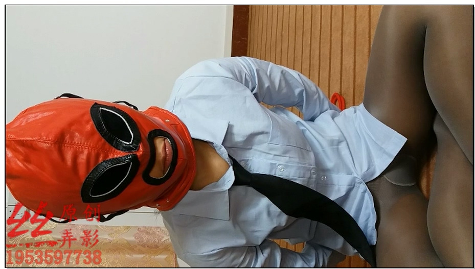 【丝弄影】夜幕下的面罩，亮灰丝@调