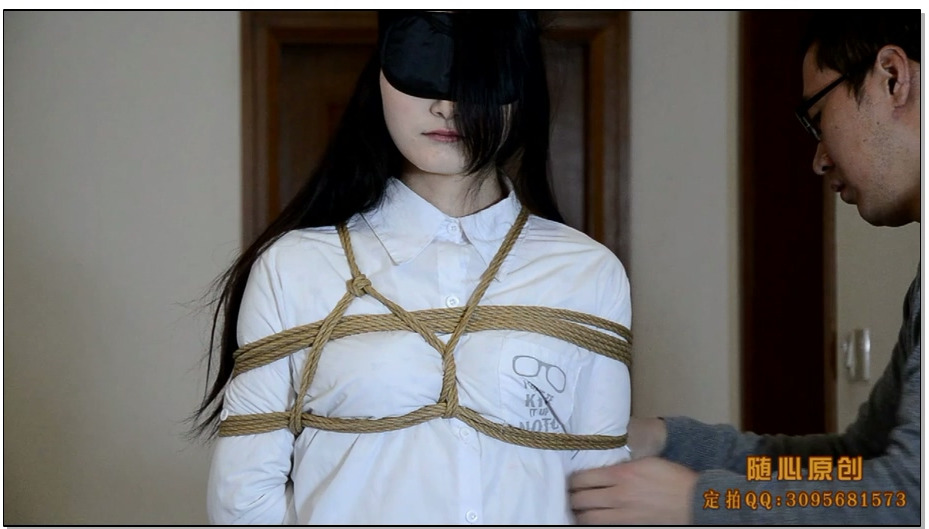 【随心原创】刚毕业的清纯M第一次尝试紧缚的感觉！羞涩的表情