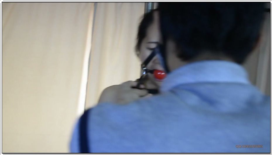 【随心原创】黑丝股绳马具口塞固定捆绑