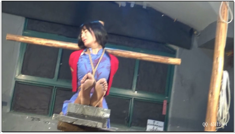 【随心原创】南京2 酷刑的惩罚 五花重镣皮具电刑椅 老虎凳加砖熬刑 五花斩标处决女烈体验