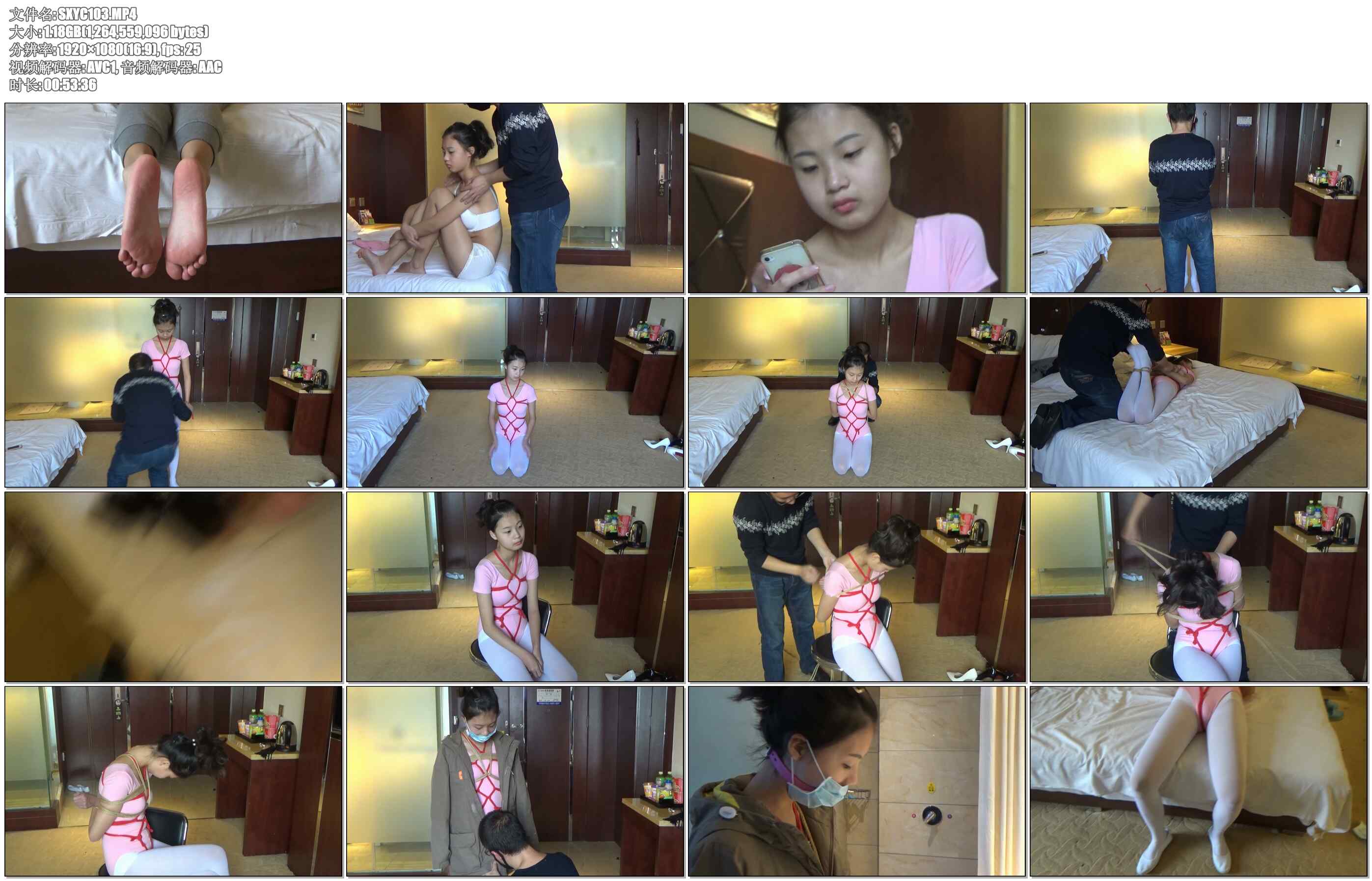 【随心原创】萌妹子的体操服白裤袜拍摄纪实