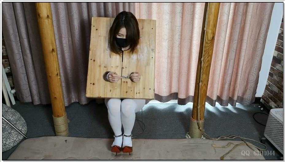 【随心原创】艾琳 全身枷锁的拘束 木枷重镣