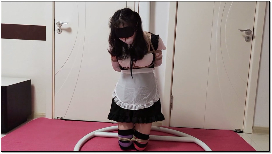 【手指的旋律】可爱滴女仆与驷马 驷马挣扎跪吊驷马、堵嘴眼罩、仙女蛋多次登顶