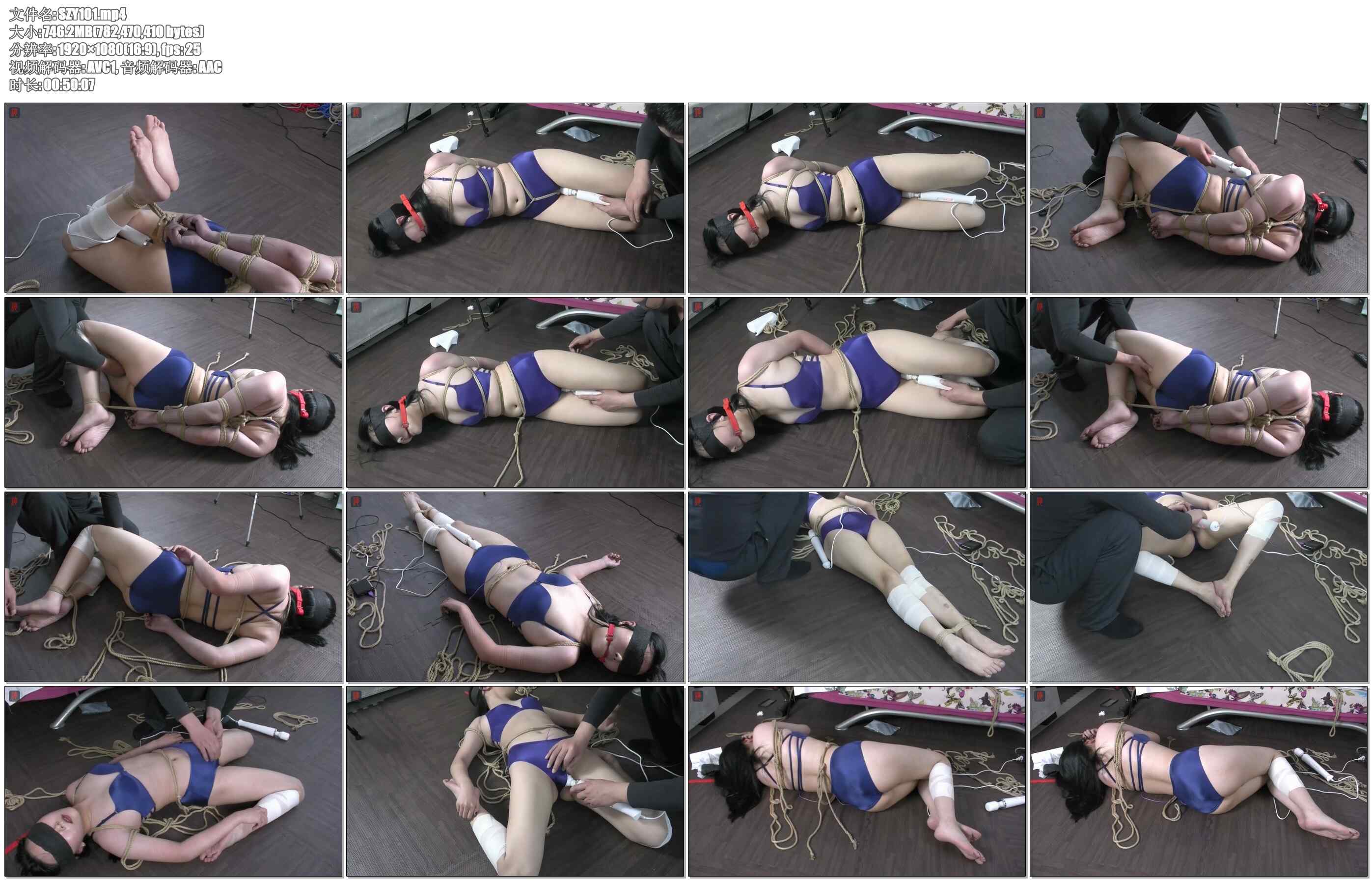【绳之韵】艾瑞的恐怖减压游戏 ，绳捆索绑，重口蹂躏，美妙的“哼哼唧唧”