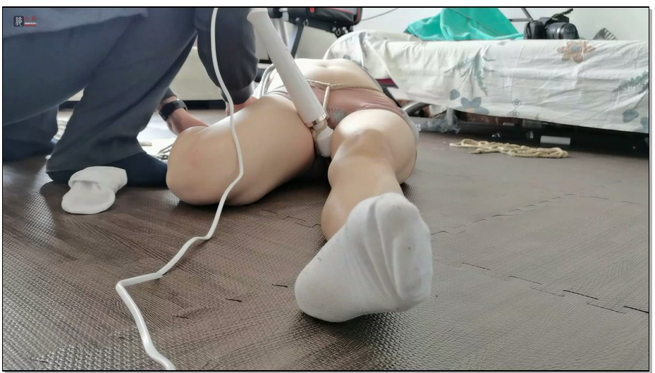 【绳之韵】新模罗裳2，仰面M缚，玩具固定，分腿吊，羞耻与GC。诚实的身体！肢体动作、..
