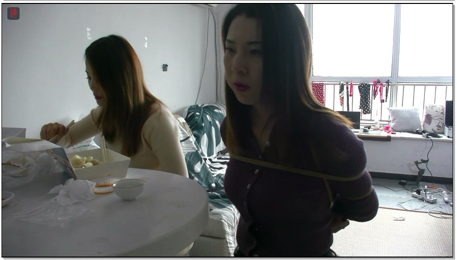 【绳之韵】小九妹、诗韵，双人作品——绳模的特色工作餐和对小九的现场捆绑教学