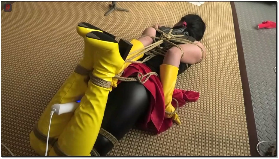 【绳之韵】秀儿，调教动漫女英雄：口球、驷马捆绑,极致羞耻TJ，SP、强高，“虐G记” …