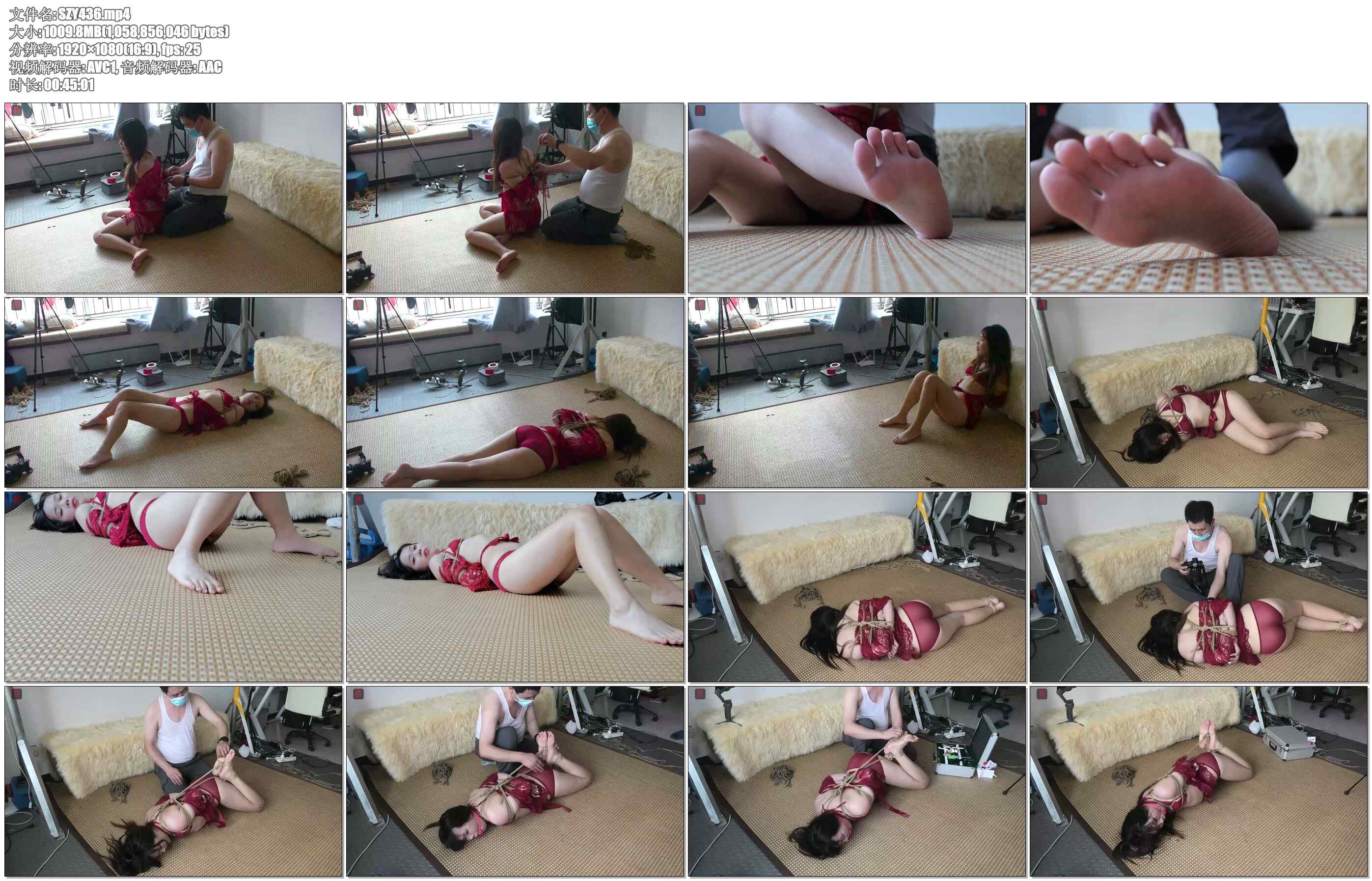 【绳之韵】瑶瑶，欲望假期，驷马、口球，美足TK，钻心的痒、疯狂的扭，原来瑶瑶的脚心..