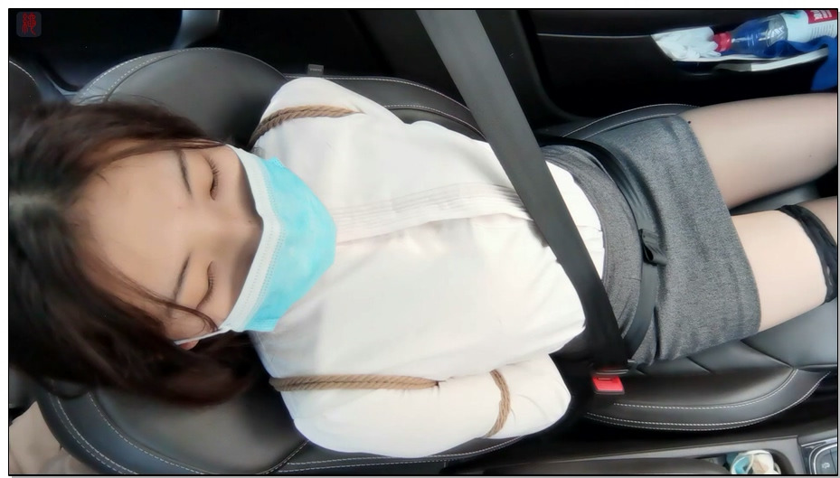 【绳之韵】瑾瑜黑丝OL户外 遥控TT零距离佩戴，驷马捆绑，丝巾封堵，TK