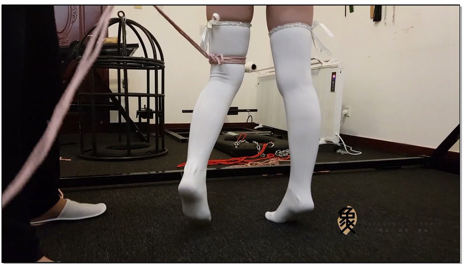 【象人工作室】02年小萝莉器具冒险01 先绑起来荡秋千，再强制到失禁