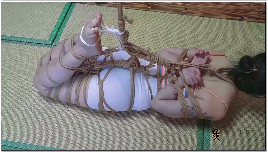 【象人工作室】小R蛇缚+后高手驷马静置，勒嘴，扯指