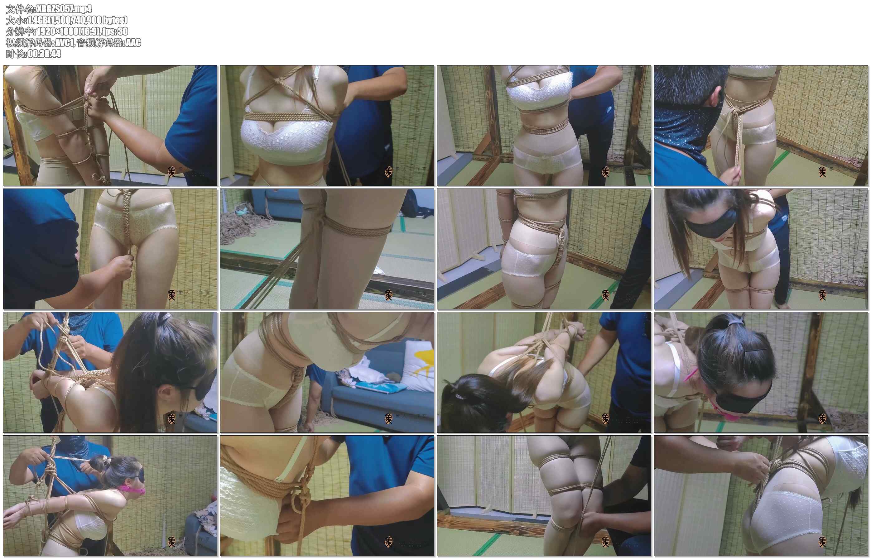 【象人工作室】人妻Miya-直臂，堵嘴，内衣纯欲