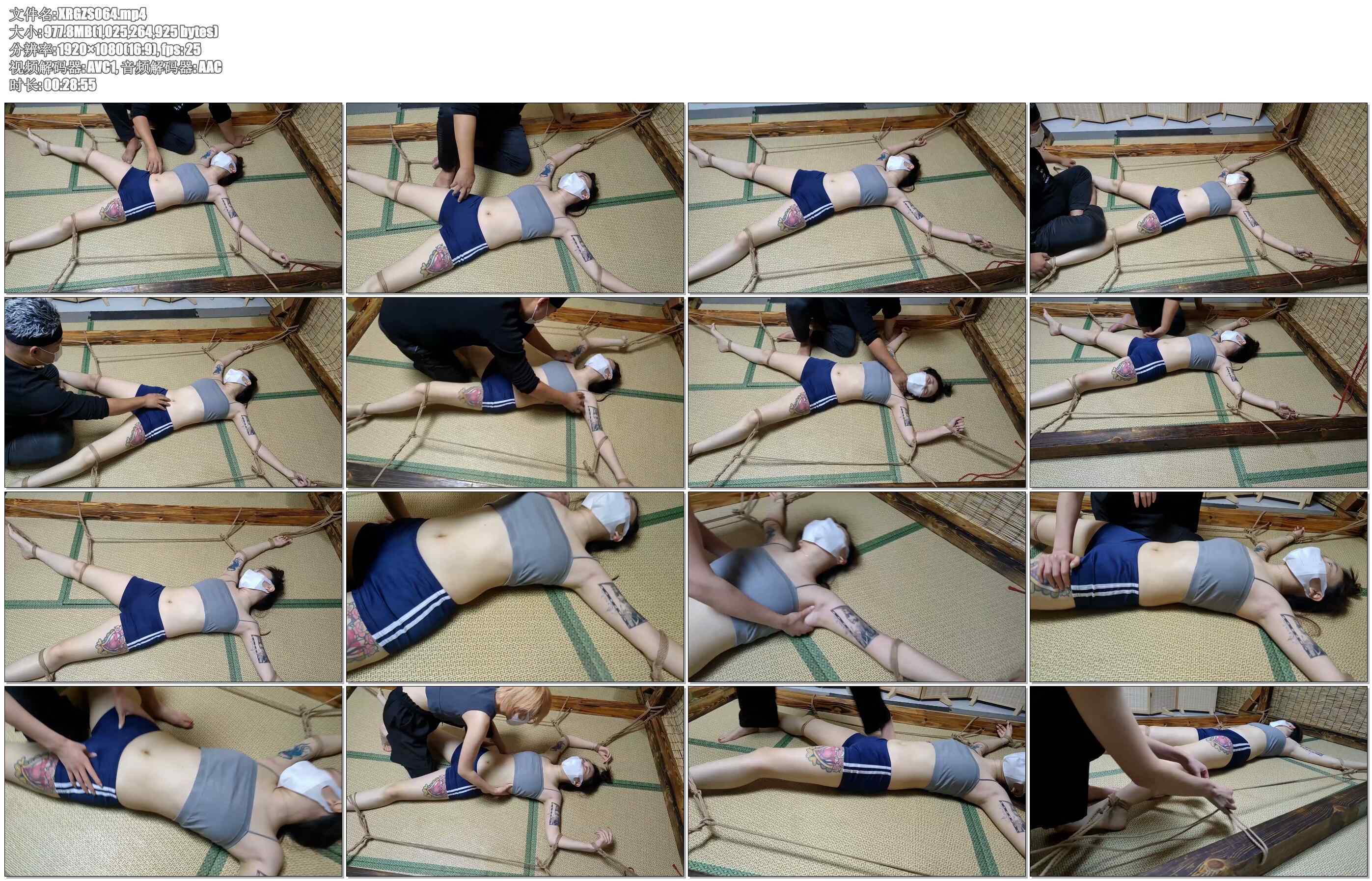 【象人工作室】定拍小R复出，内衣地缚 TK，腋下，大腿，腰心，脖子