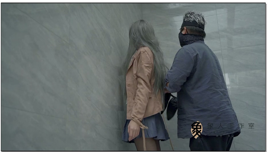【象人工作室】轻语-cos麻衣学姐！吸盘拘束TK，吊缚，折腿，股绳折磨！1小时25分钟