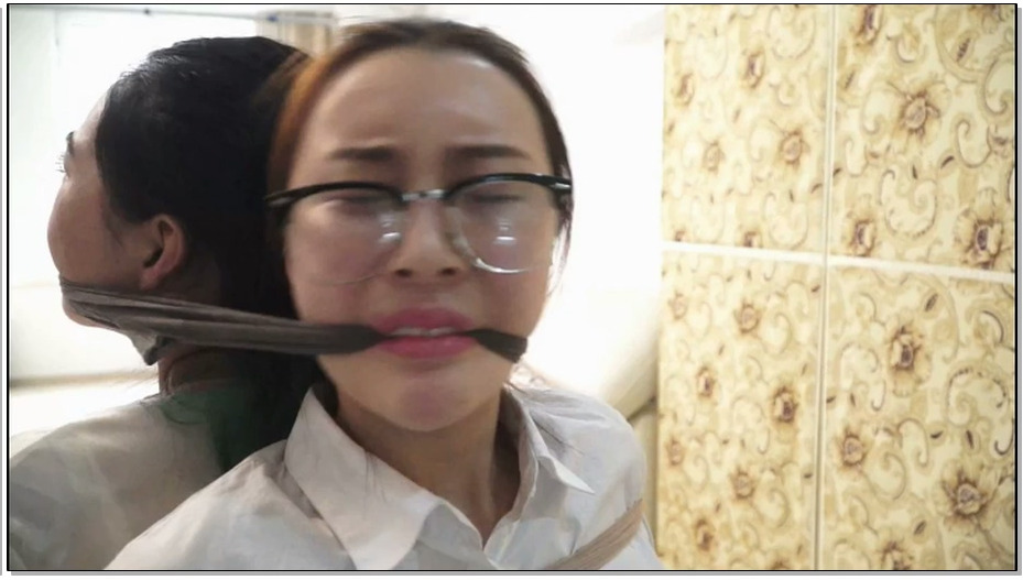 【逍遥】丝袜绳狱 下集-千呼万唤始出来！丝袜女卧底各种捆绑堵嘴，挣扎逃生。佟娅、董倩