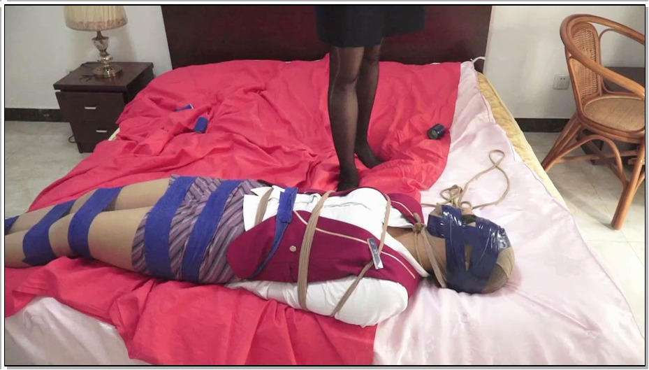 【逍遥】圆你的空姐梦 – 下 被玩够后终于被装入收纳箱送到了未知的地方-韩懿 李璇