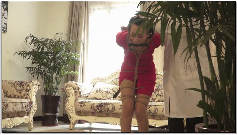 【逍遥】变态医生 林艺 五花 日式紧缚 口塞 游街