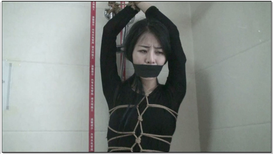 【逍遥】猥琐男第一人称视角持枪入室劫持大美女韩懿02;卫生间囚禁调教