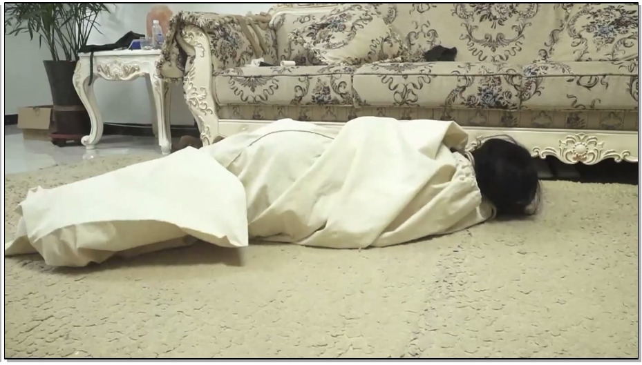 【逍遥】美女夏炎被劫持装袋挣扎剧烈