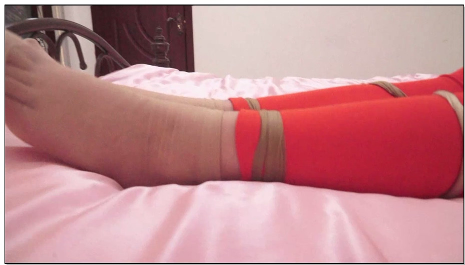 【逍遥】丝袜皮带捆绑挣扎