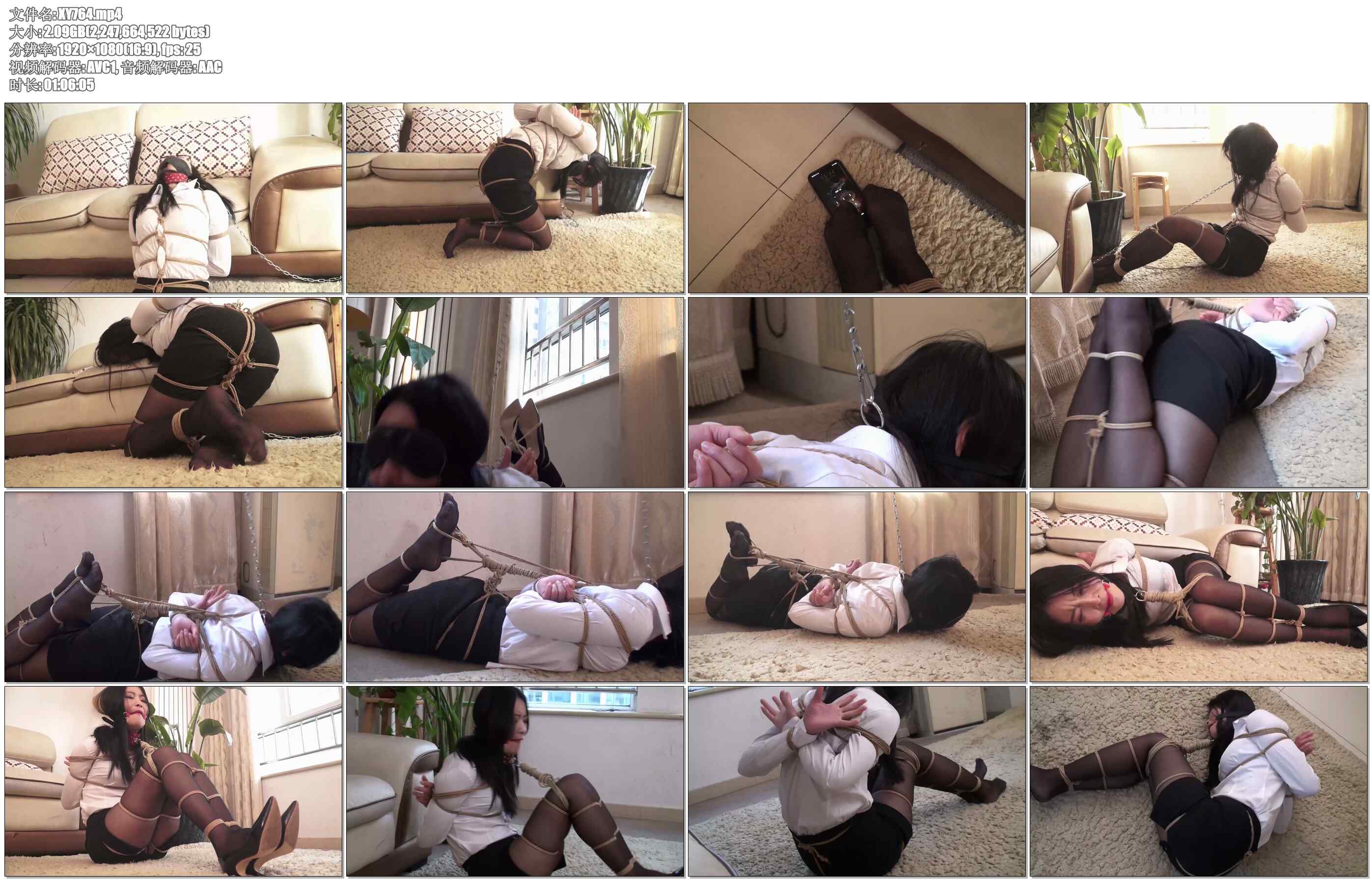 【逍遥】夏炎OL黑丝层层紧缚，致敬逍遥经典《永恒的囚禁》