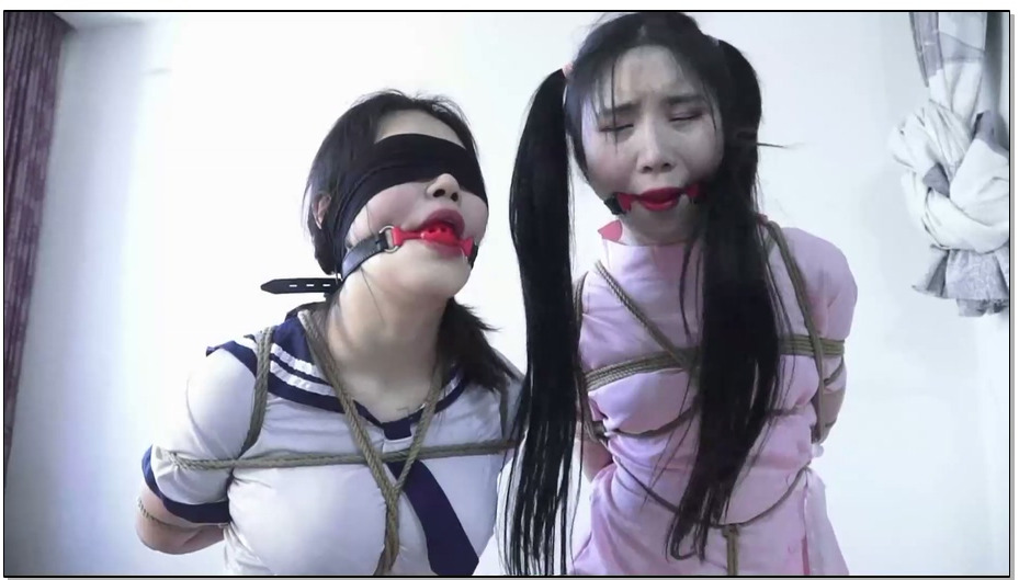 【逍遥】一人暴虐俩美女 转盘捆绑+桃缚 吴晗佳杰