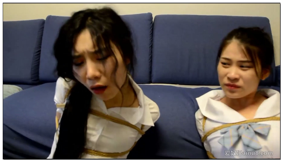 【逍遥】丝袜师生劫03 黑丝老师与肉丝水手服长筒袜与黑丝裤袜折腿缚 师生费力挣扎 吃…