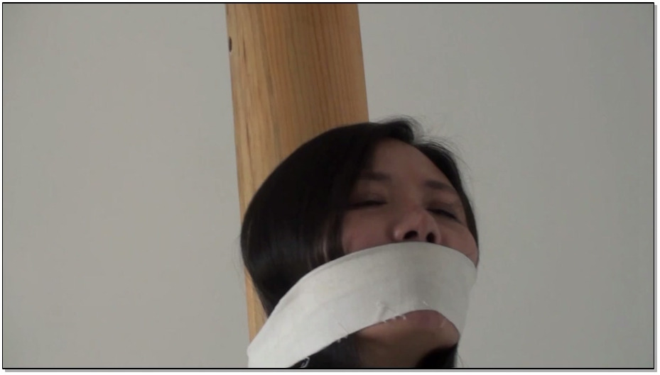 【逍遥】女井林静小故事 2 李然主演，丝袜OL被挟持、强迫涂口红、柱子捆