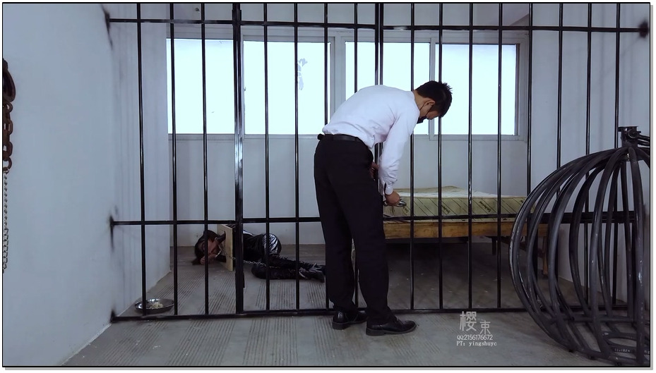 【樱束原创】黑狐传说之黑狐被废 黑狐偷进男主家被抓，男主给她带上特重脚镣手铐、头…