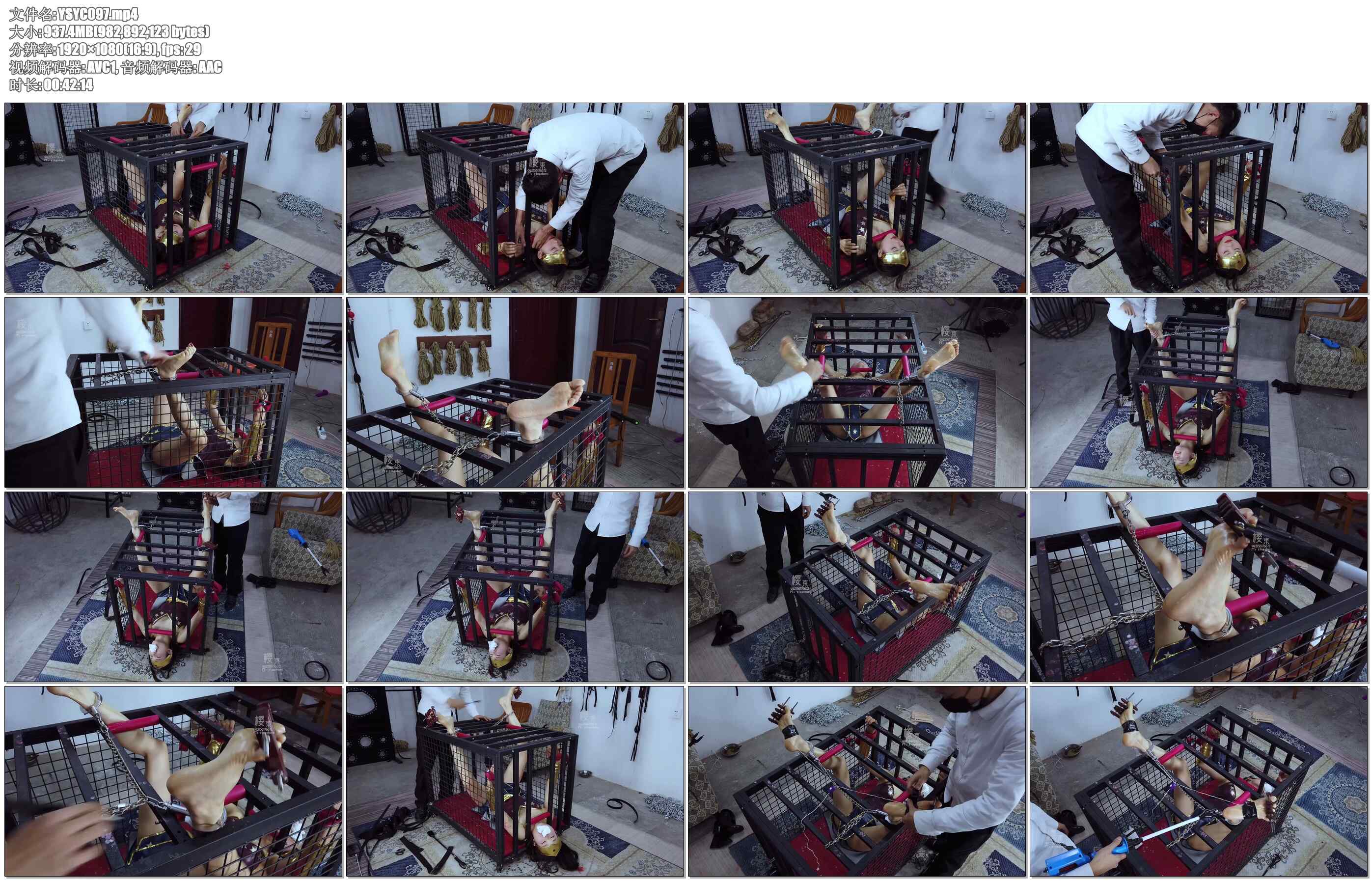 【樱束原创】女侠的终极虐足 女侠作为异人耐力超乎常人，只能采用极端手段进行审讯，…