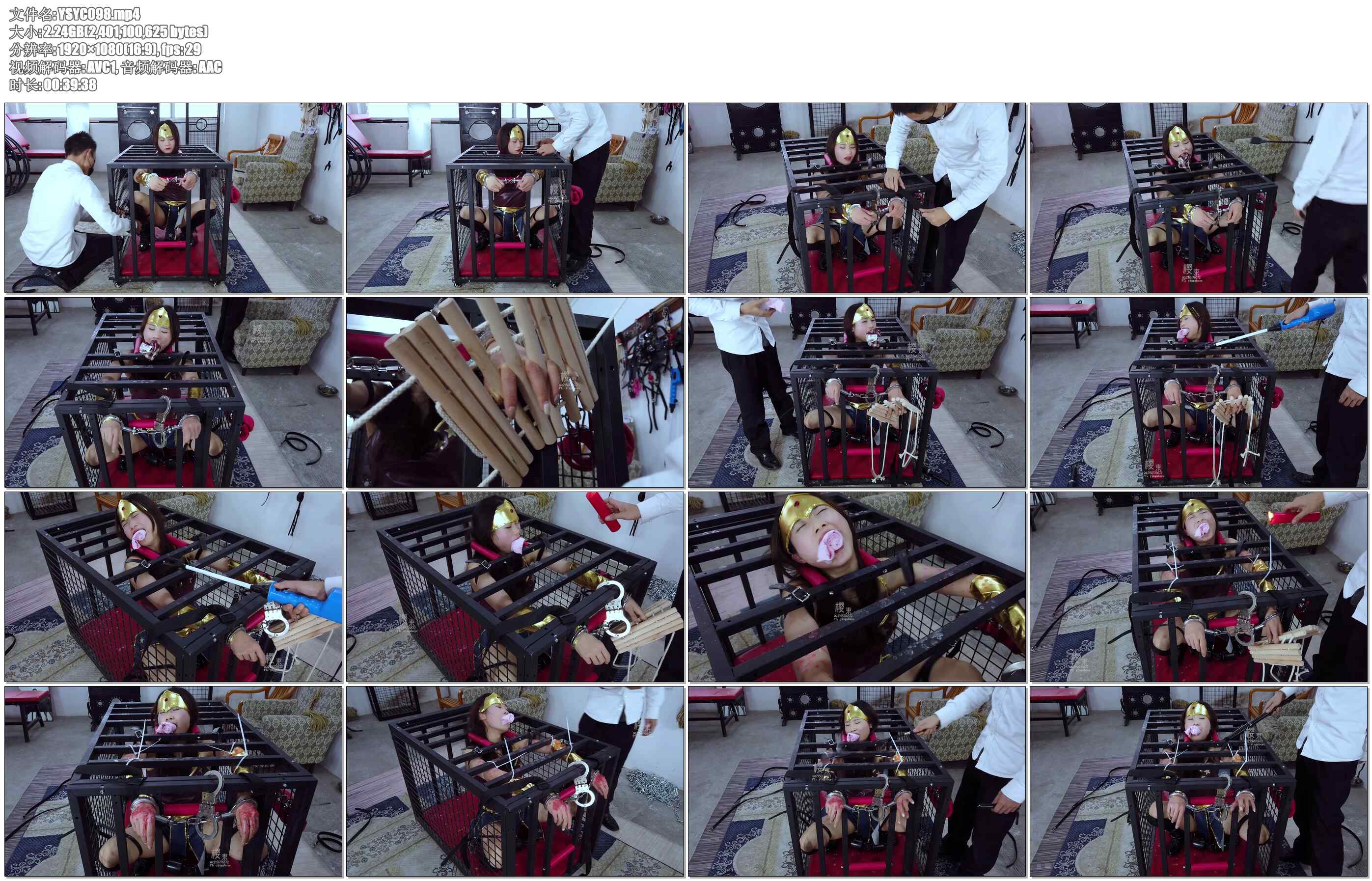 【樱束原创】女侠的终极虐手 女侠作为异人耐力超乎常人，只能采用极端虐手进行审讯，…