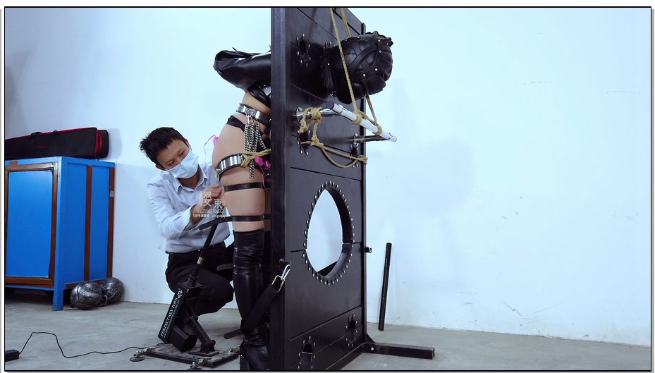 【樱束原创】完全禁锢三 4 全局禁锢，[不可描述]夹＋扎带固定＋口球堵嘴+胶布胶带全..