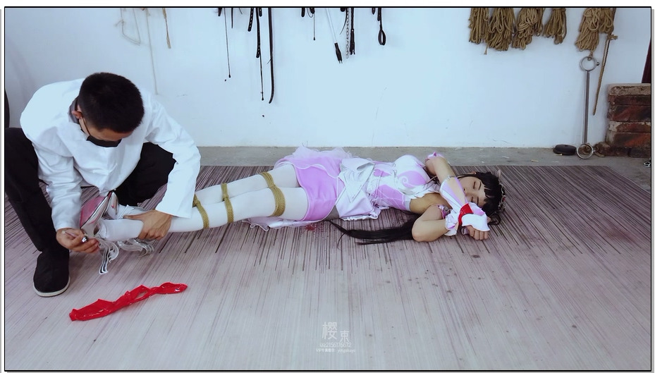 【樱束原创】斗罗大陆-小舞驷马篇 驷马捆绑审问小舞唐三下落，特别紧的驷马捆绑＋原味..