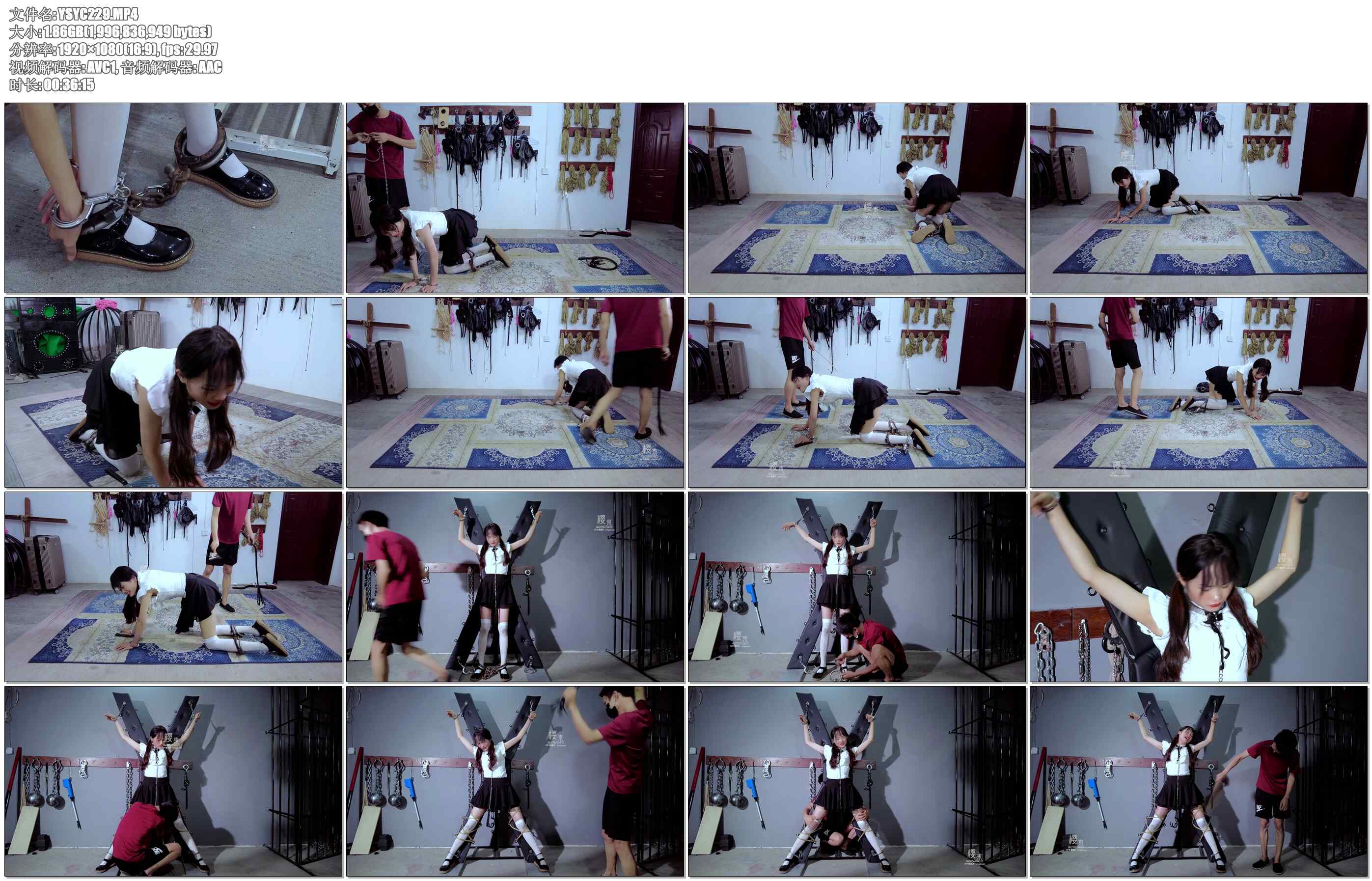 【樱束原创】学生毒贩被捕三 漂亮的贩毒壞女孩戴着镣铐在去指认现场的路上逃獄了! 