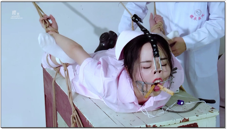 【樱束原创】怪医博士的听话药水 博士将护士雪妮驷马捆绑试新研制的听话药水