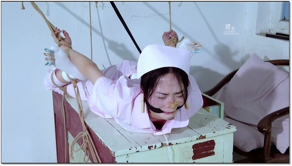 【樱束原创】怪医博士的听话药水 博士将护士雪妮驷马捆绑试新研制的听话药水