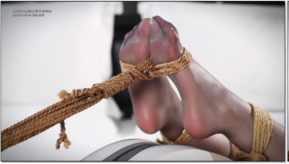 【丽柜美束】空姐图图（丝袜勒嘴）