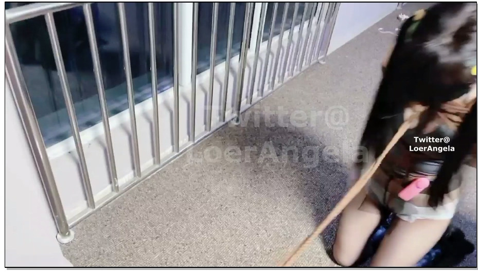 【窒物者】办公室的调教2 从下午调教到夜晚，肉丝+白丝+黑丝，超长距离跪行+鞭打，这.. 