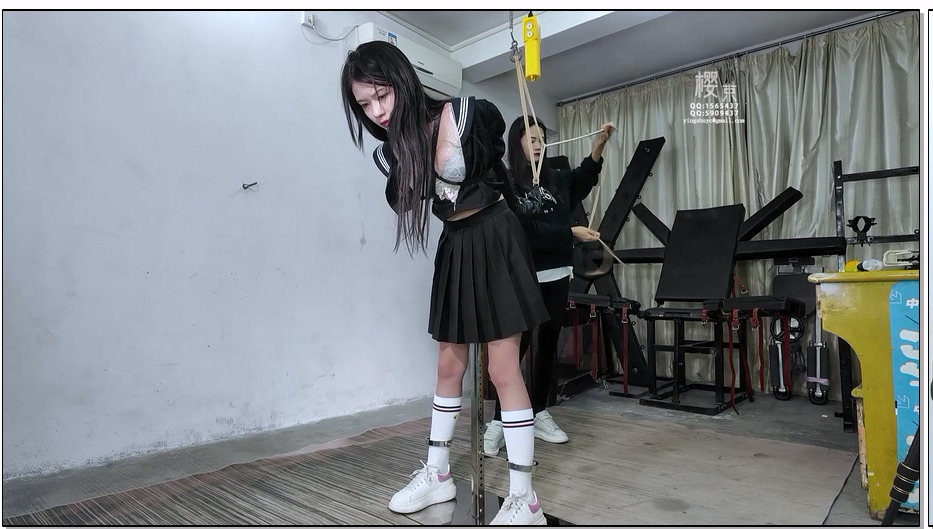 【樱束原创】柠檬的大用处 妹妹在学校被欺负了姐姐去帮她报仇将女学生后手直臂捆绑架