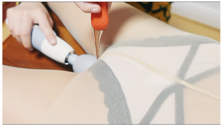 【树屋轻调】帆布鞋，肉丝+白袜，手脚束缚，棒棒+秒潮笔双向刺激，堵嘴挣扎，强高3次